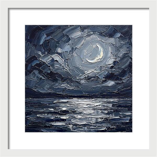 Serene Nightscape Beneath The Moon