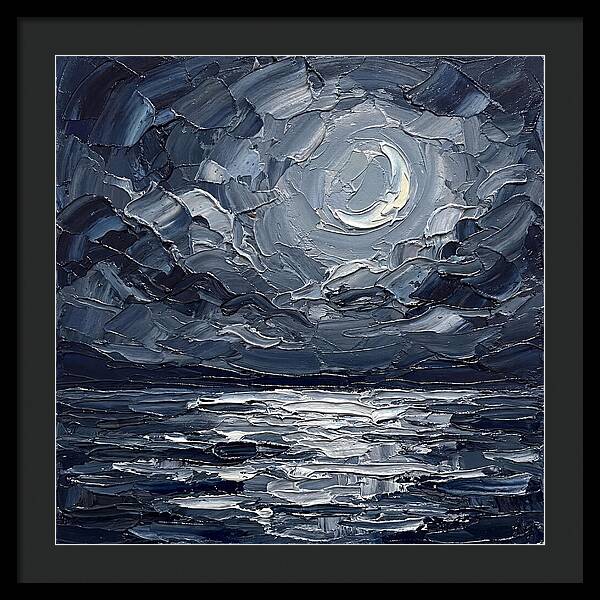 Serene Nightscape Beneath The Moon