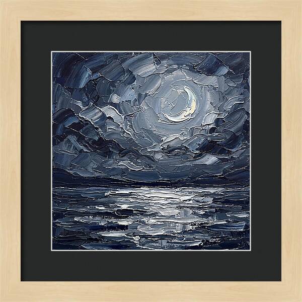 Serene Nightscape Beneath The Moon
