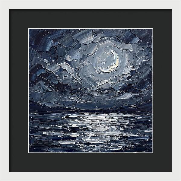 Serene Nightscape Beneath The Moon