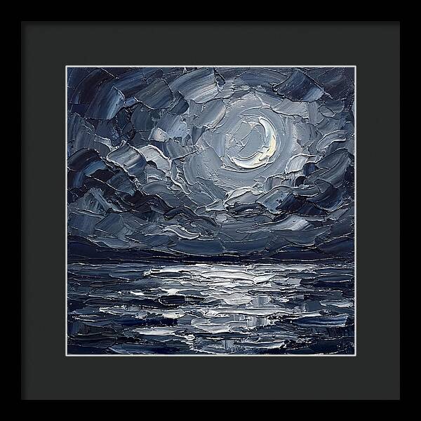 Serene Nightscape Beneath The Moon