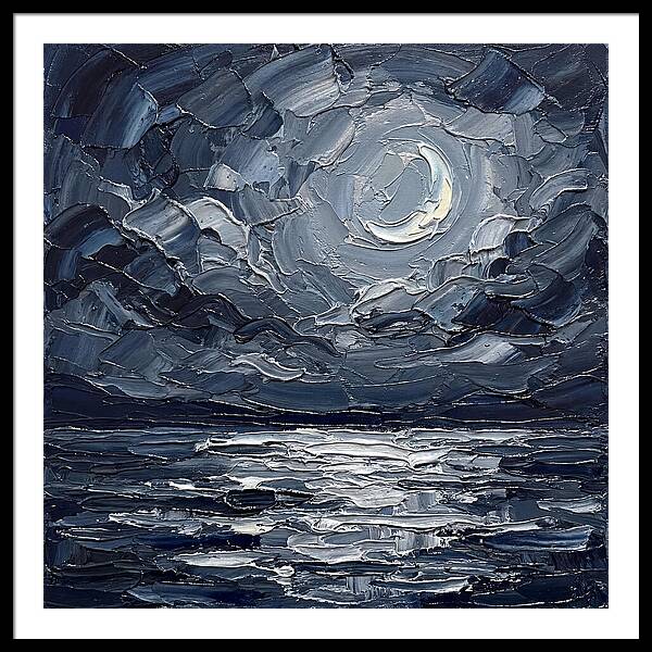 Serene Nightscape Beneath The Moon