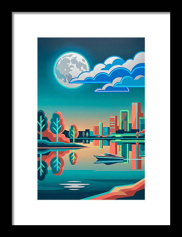 Serene Nighttime Waters