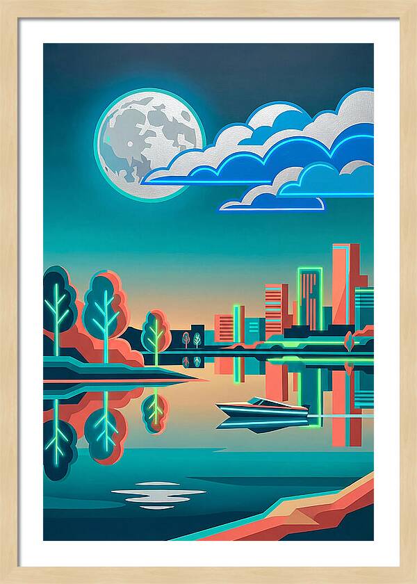 Serene Nighttime Waters
