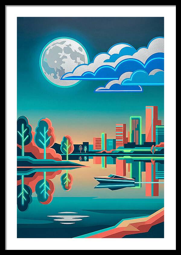 Serene Nighttime Waters