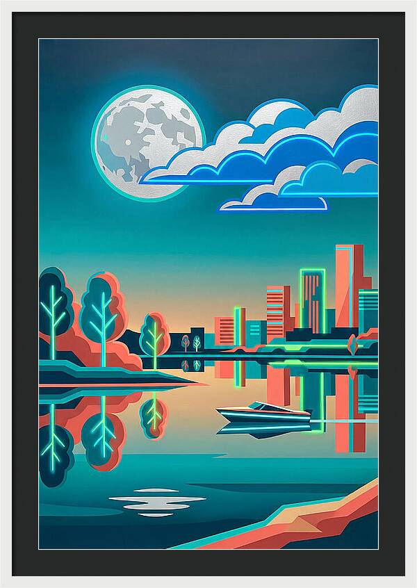 Serene Nighttime Waters