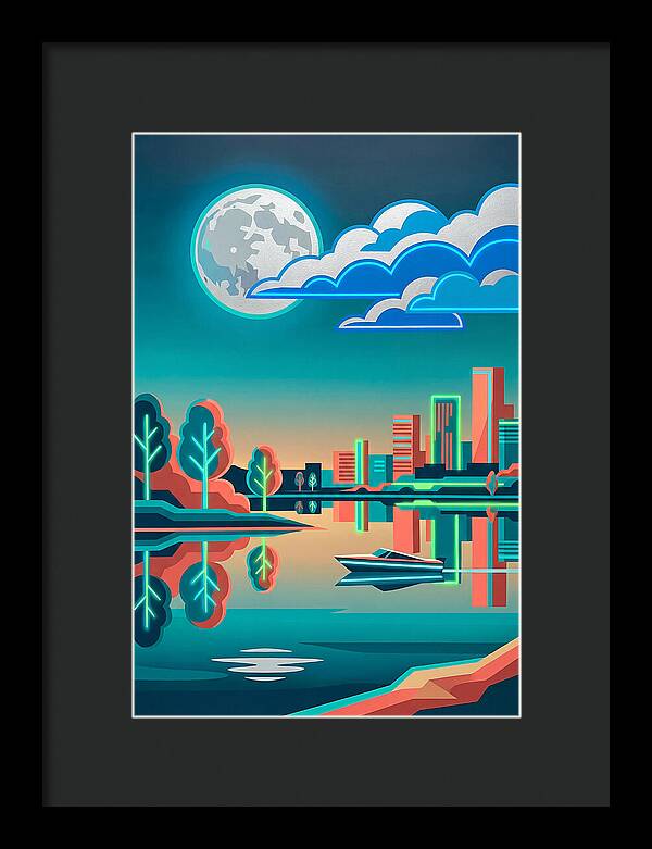 Serene Nighttime Waters
