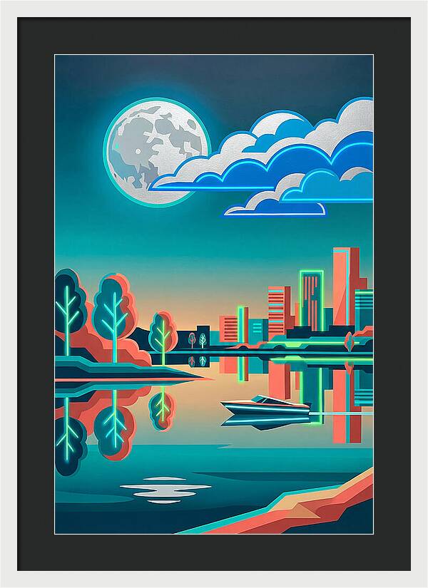Serene Nighttime Waters
