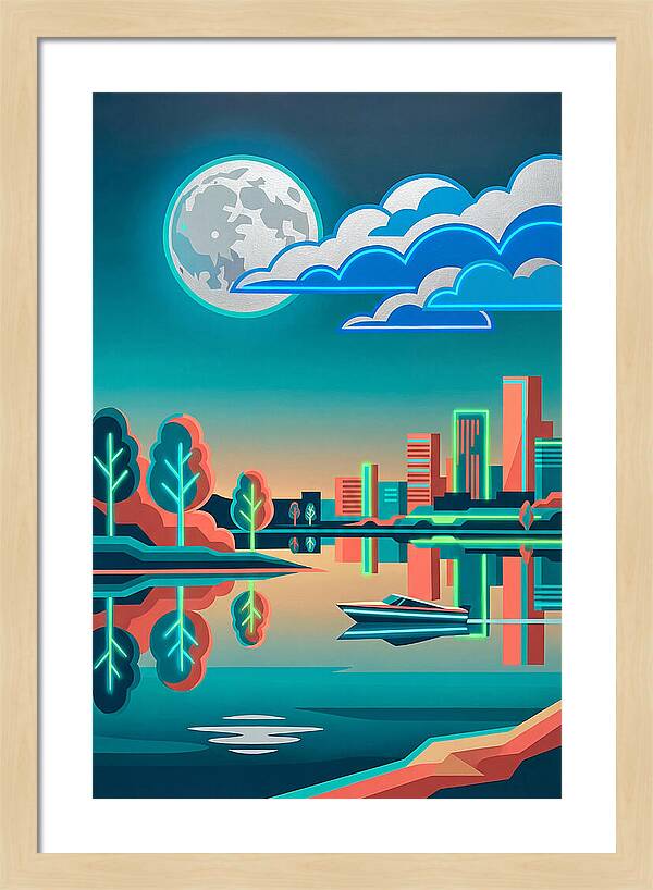 Serene Nighttime Waters