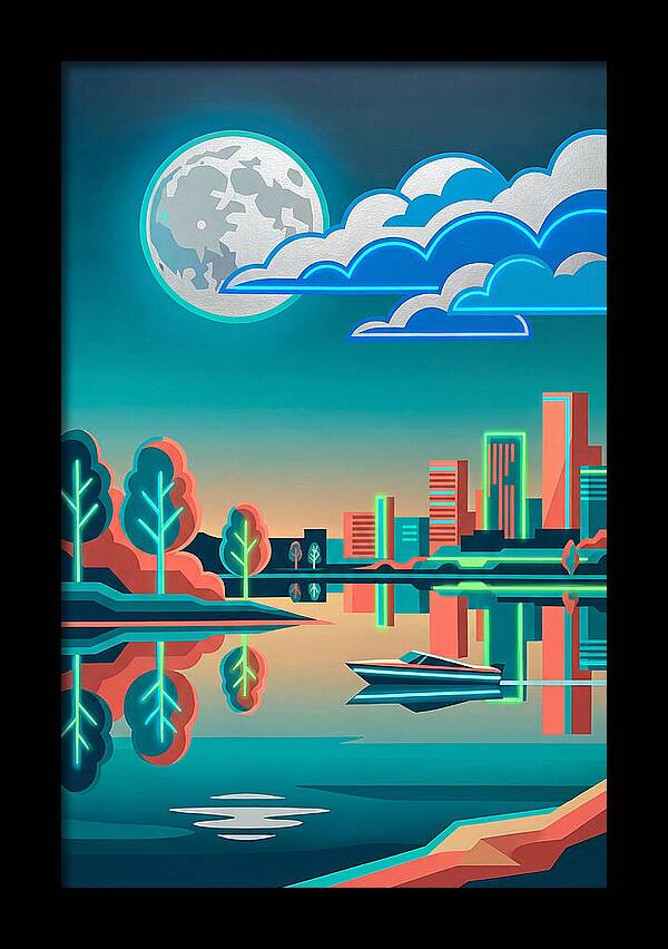 Serene Nighttime Waters