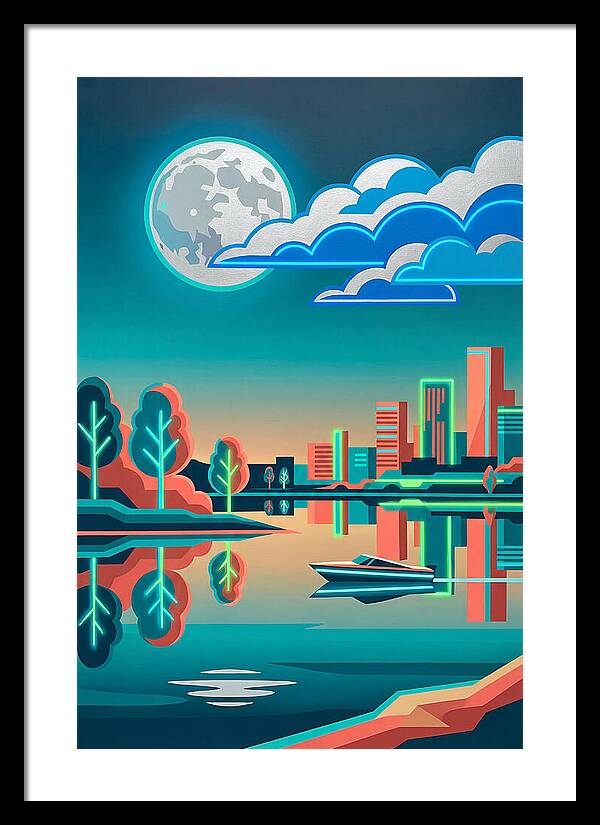 Serene Nighttime Waters