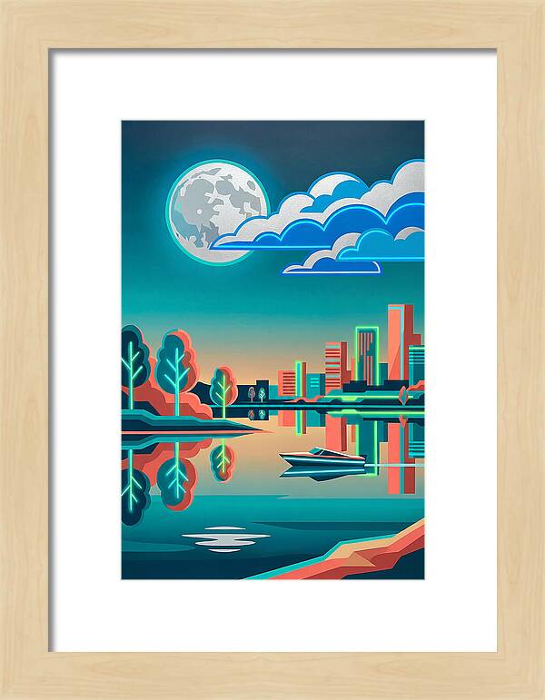 Serene Nighttime Waters