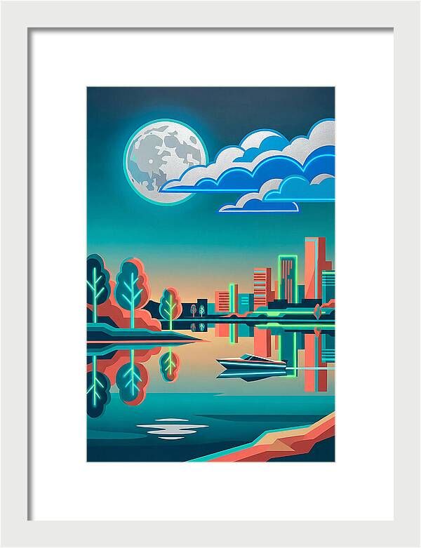 Serene Nighttime Waters