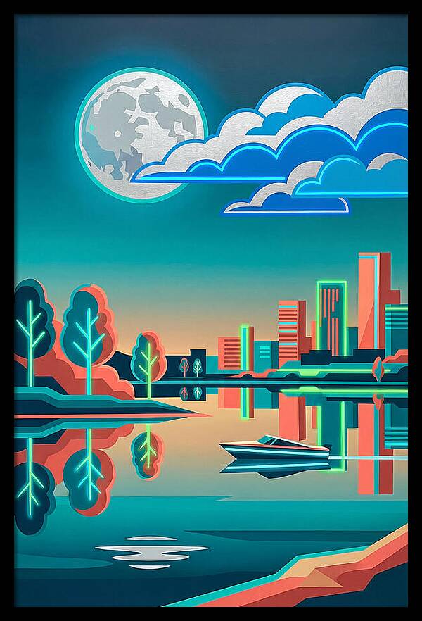 Serene Nighttime Waters