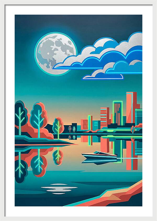 Serene Nighttime Waters