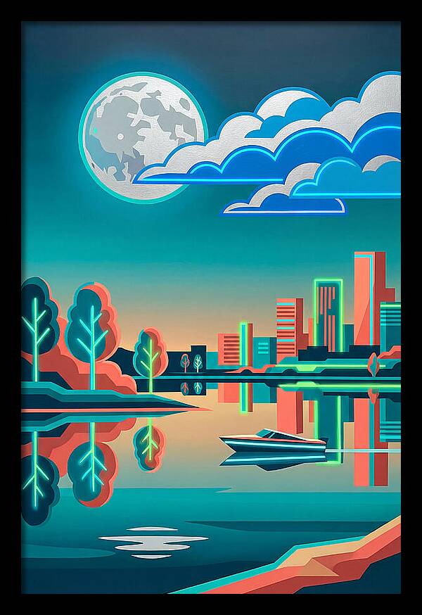 Serene Nighttime Waters