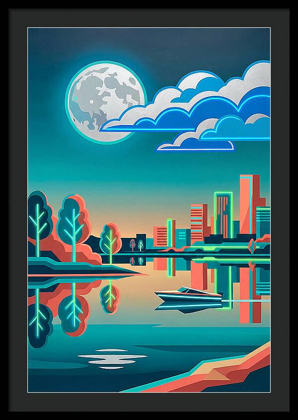 Serene Nighttime Waters