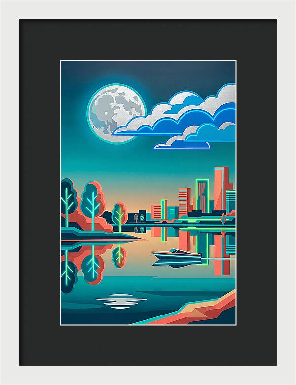 Serene Nighttime Waters