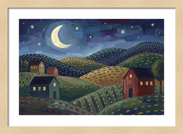 Serene Nocturnal Landscape