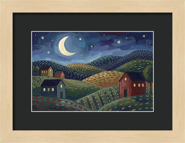 Serene Nocturnal Landscape