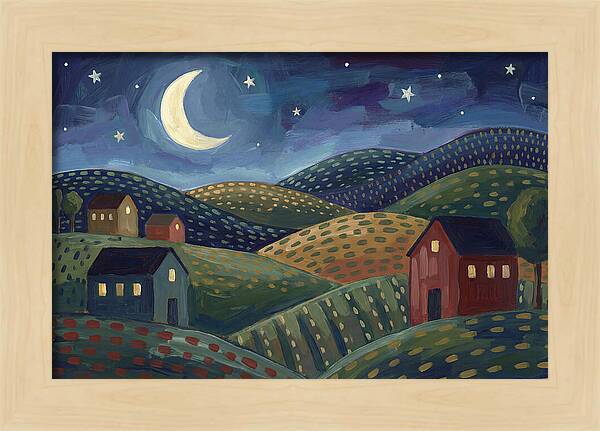 Serene Nocturnal Landscape