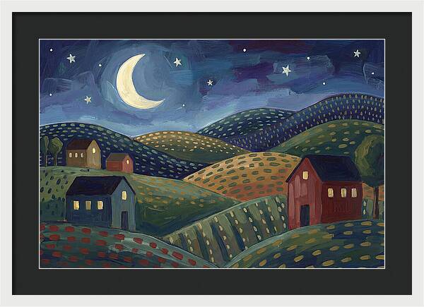 Serene Nocturnal Landscape