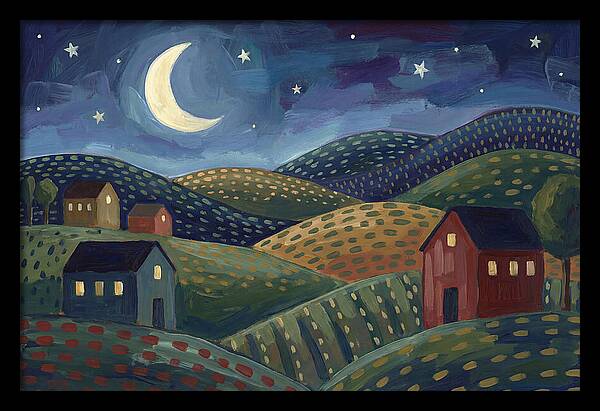 Serene Nocturnal Landscape