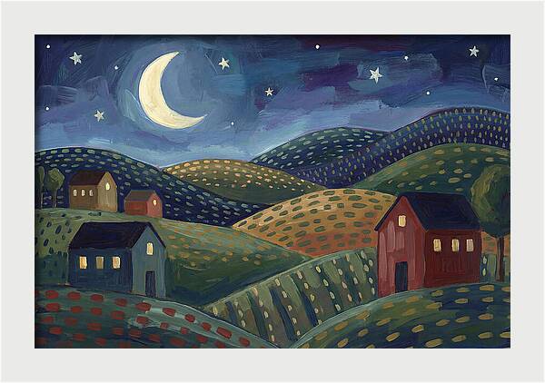 Serene Nocturnal Landscape