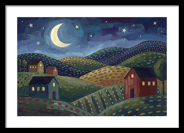 Serene Nocturnal Landscape