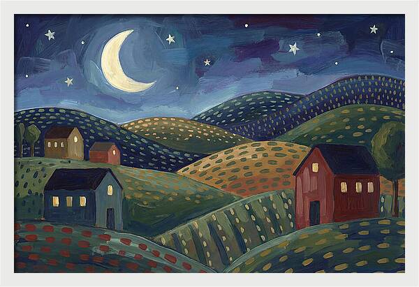 Serene Nocturnal Landscape