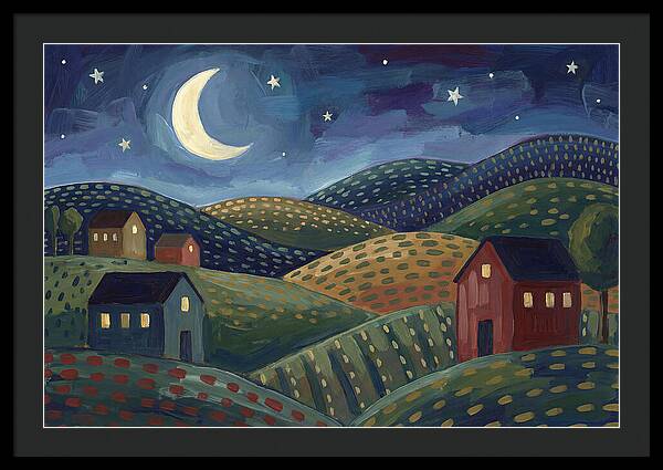 Serene Nocturnal Landscape
