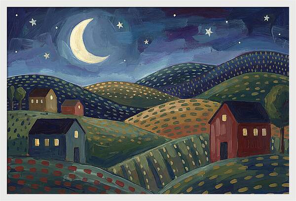 Serene Nocturnal Landscape