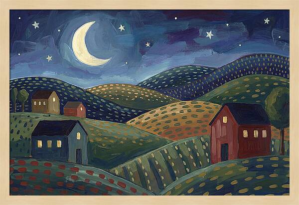 Serene Nocturnal Landscape