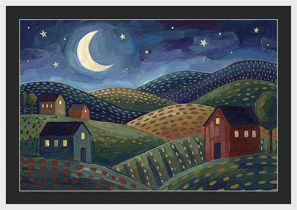 Serene Nocturnal Landscape