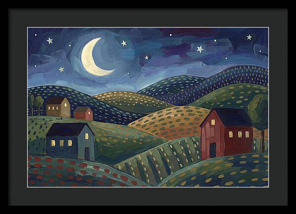 Serene Nocturnal Landscape
