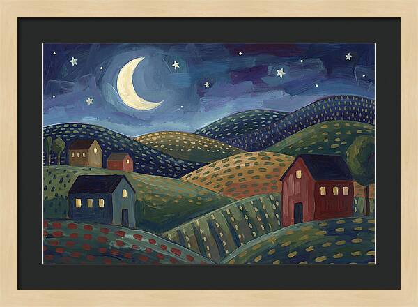 Serene Nocturnal Landscape