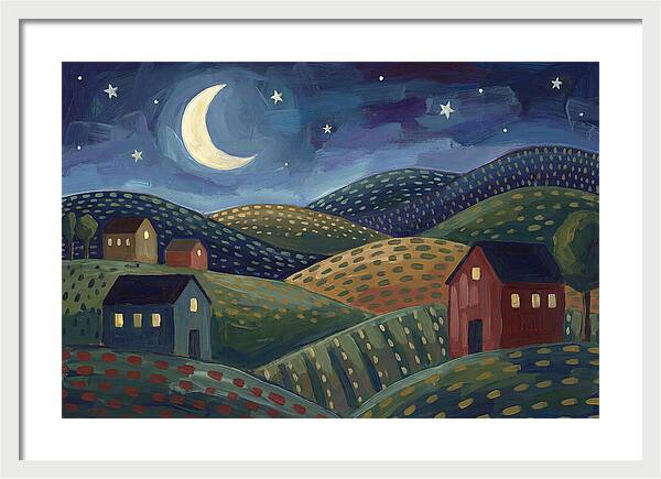 Serene Nocturnal Landscape