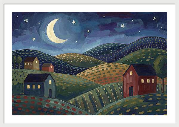 Serene Nocturnal Landscape