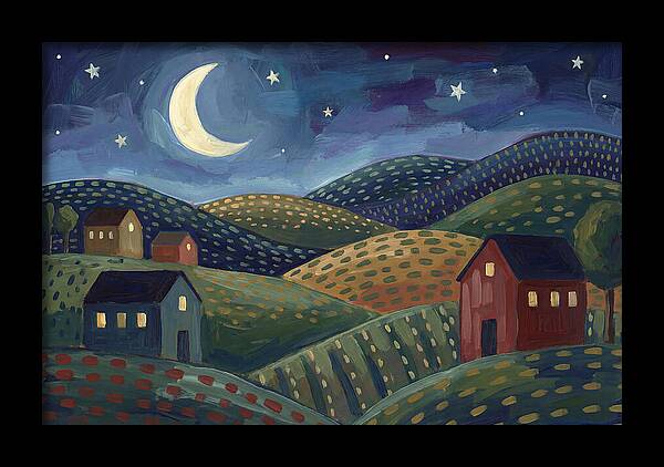 Serene Nocturnal Landscape