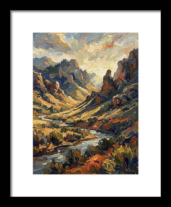 Serene Peaks And Valleys
