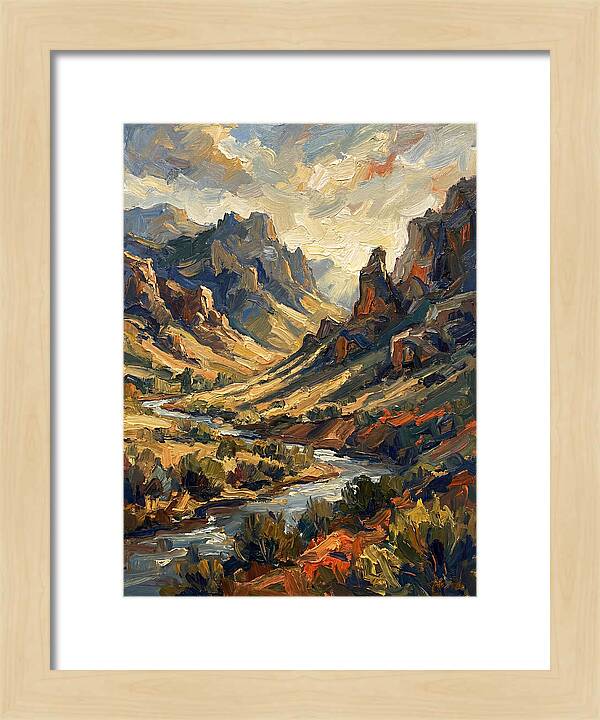 Serene Peaks And Valleys