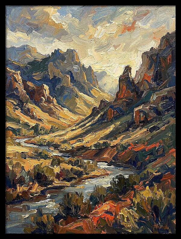 Serene Peaks And Valleys