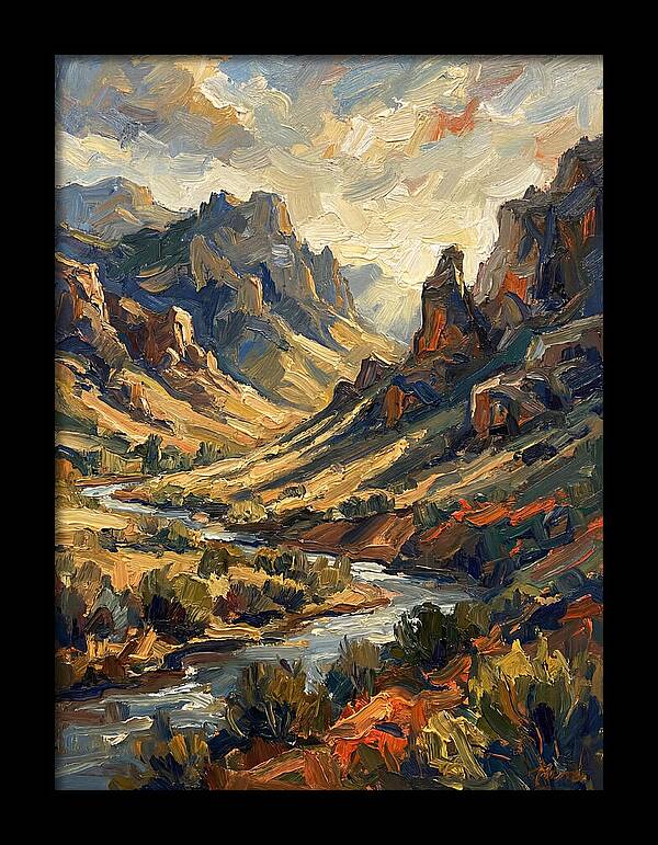 Serene Peaks And Valleys