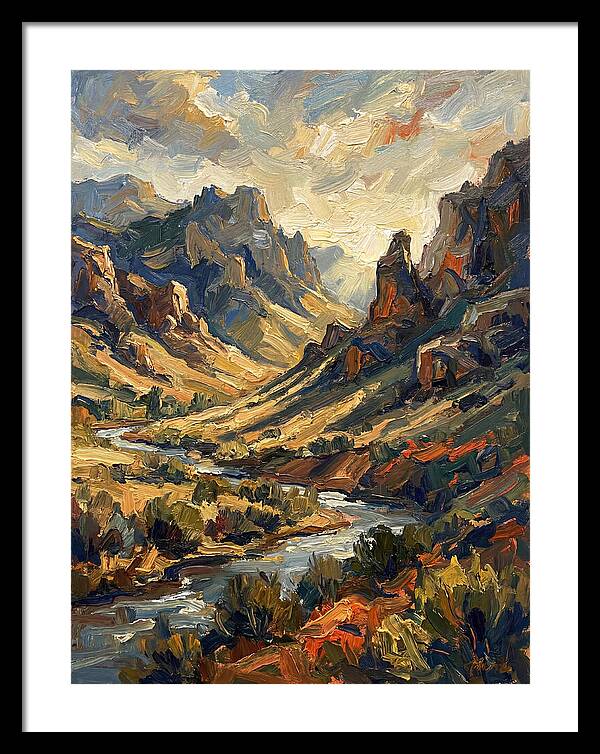 Serene Peaks And Valleys