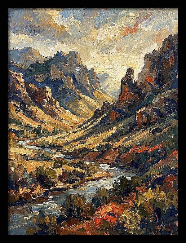 Serene Peaks And Valleys