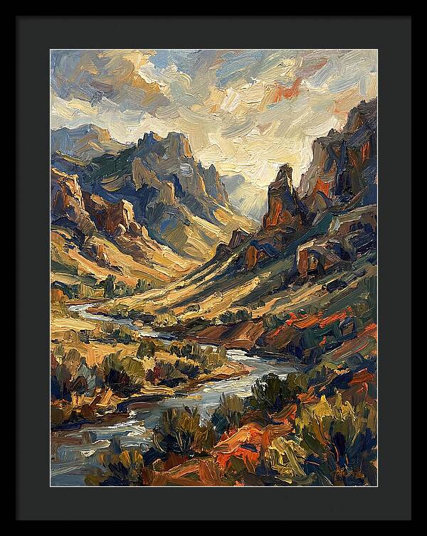 Serene Peaks And Valleys