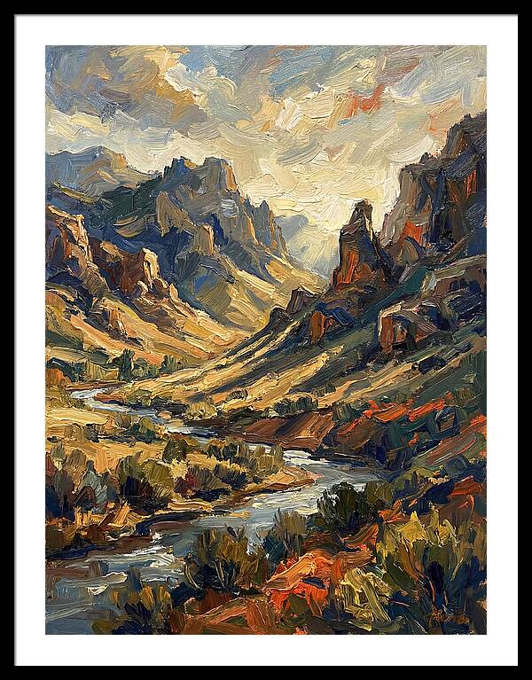 Serene Peaks And Valleys