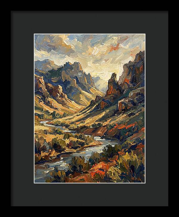 Serene Peaks And Valleys