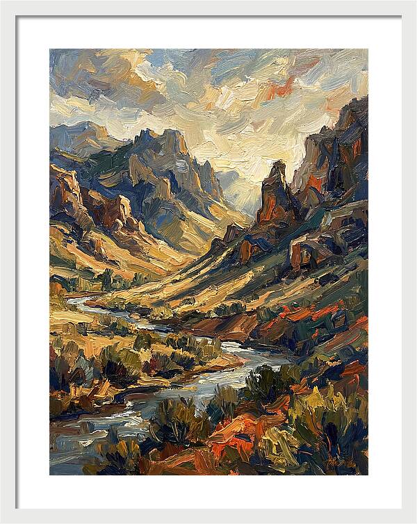 Serene Peaks And Valleys