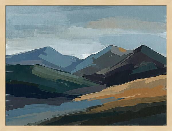 Serene Peaks Of Nature